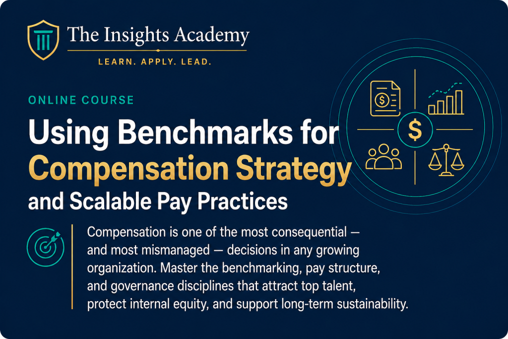 using benchmarks for compensation strategy
