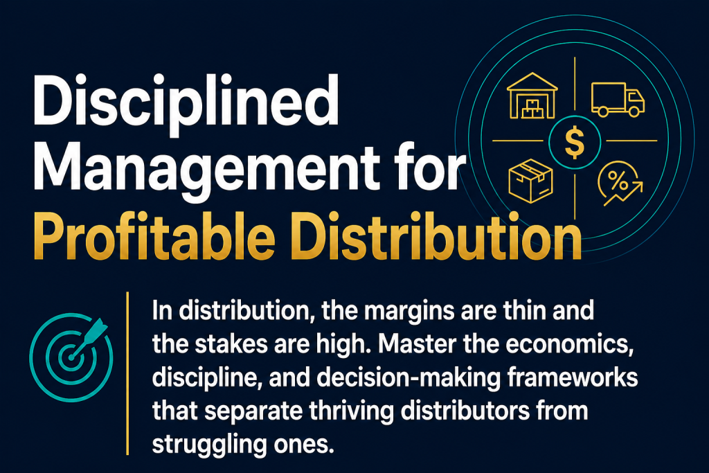 disciplined management for profitable distribution
