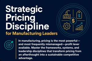 Strategic Pricing Discipline for Manufacturing Leaders